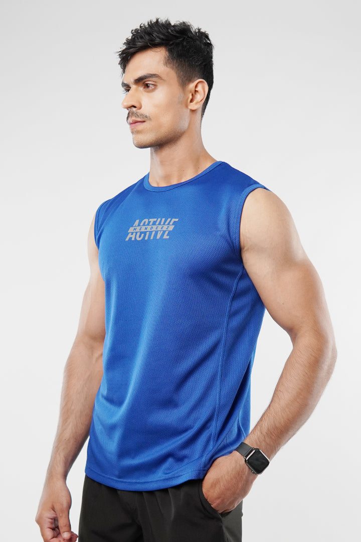 Tank Top - Blue - Mendeez