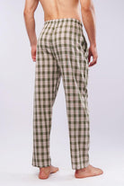 Check Woven Pajamas - Green - Mendeez