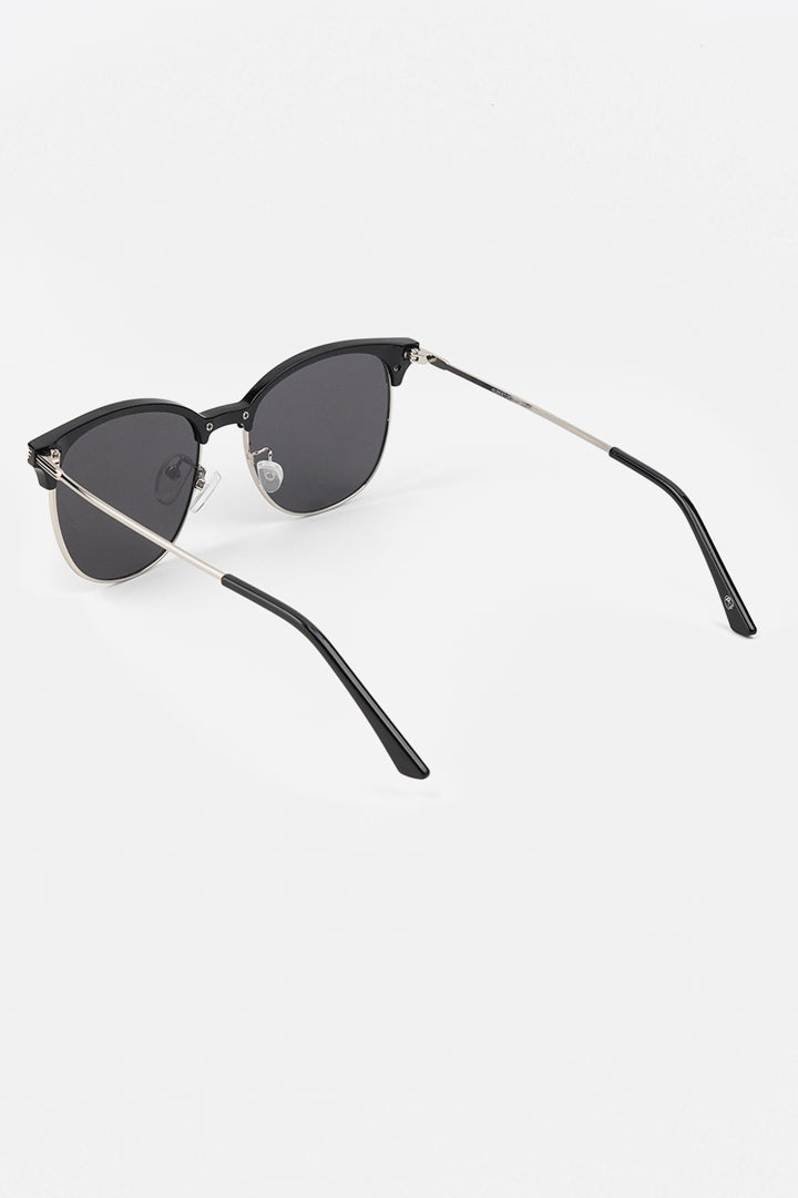 Clubmaster Sunglasses - Black - Mendeez