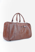 Patchwork Duffle Bag - Brown-2-MENDEEZ