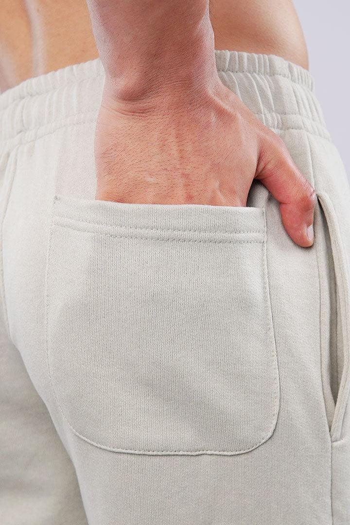 Terry Cargo Shorts - Sage Green - Mendeez