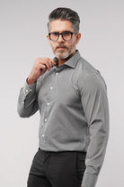 Check Shirt - Grey Micro - Mendeez