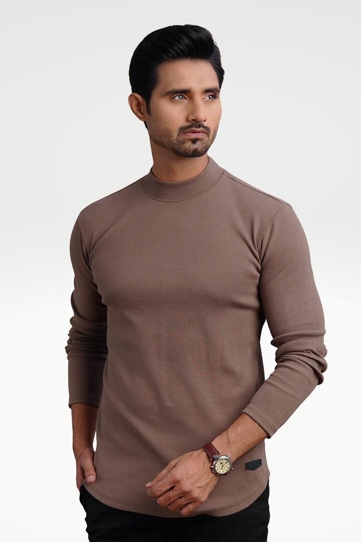 Pink Cocoa Mock Neck Sweatshirt - Mendeez PK 