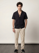 Cuban Shirt - Black - Mendeez