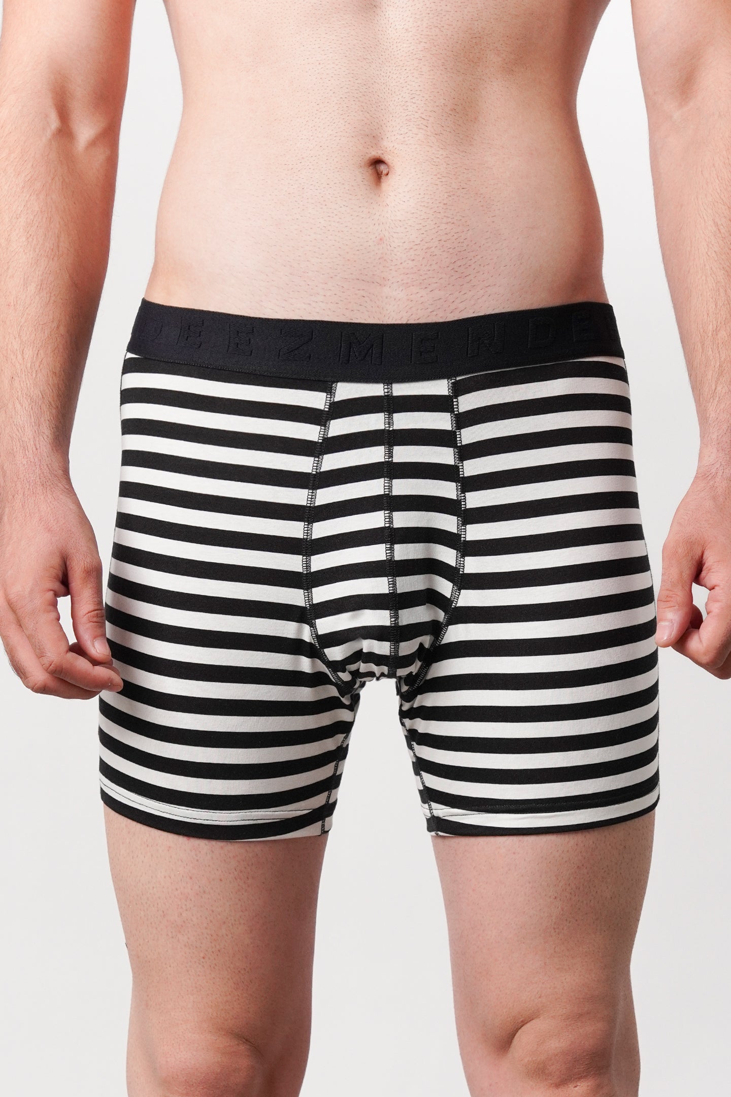 Printed All Day Boxers - Black & White - Mendeez