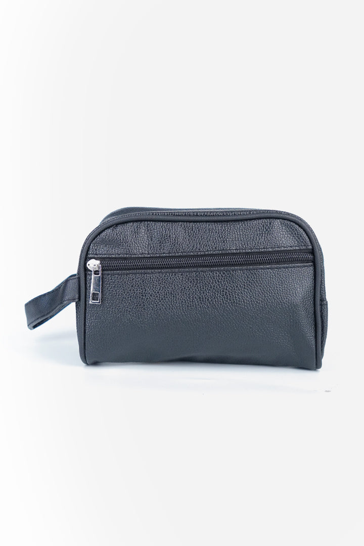 Heritage Leather Toiletry Pouch – Onyx Black-6-MENDEEZ