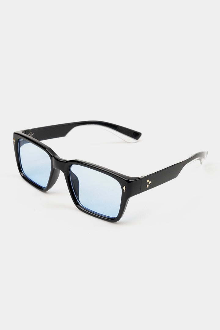 Rectangle Sunglasses - Black - Mendeez