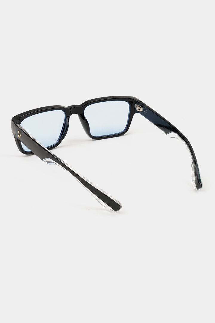 Rectangle Sunglasses - Black - Mendeez