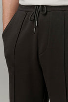 Pintex Jogger Pants - Black - FA - Mendeez