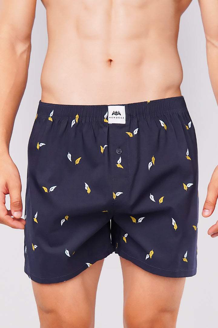 Leafy Drift Woven Boxer Shorts - Mendeez PK 