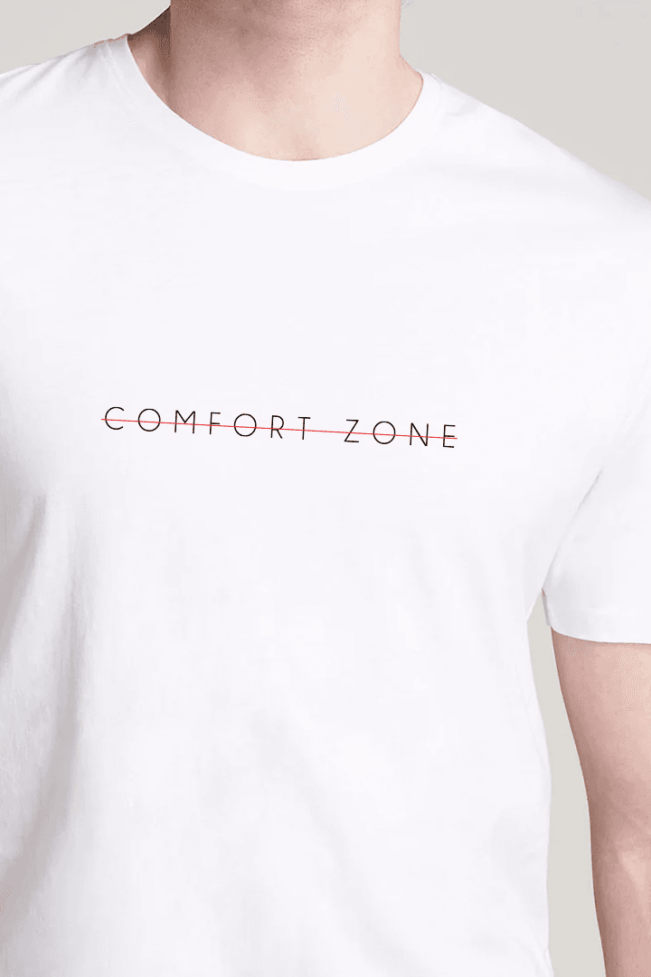 Printed Graphic T-Shirt - White - Mendeez