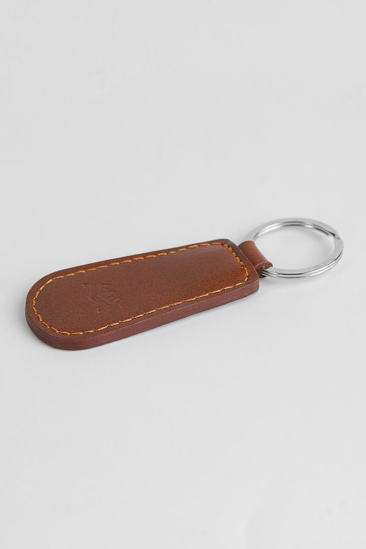 Leather Keychain - Brown - Mendeez