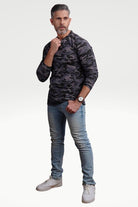 Vivid Camouflage Terry Sweatshirt - Mendeez PK 