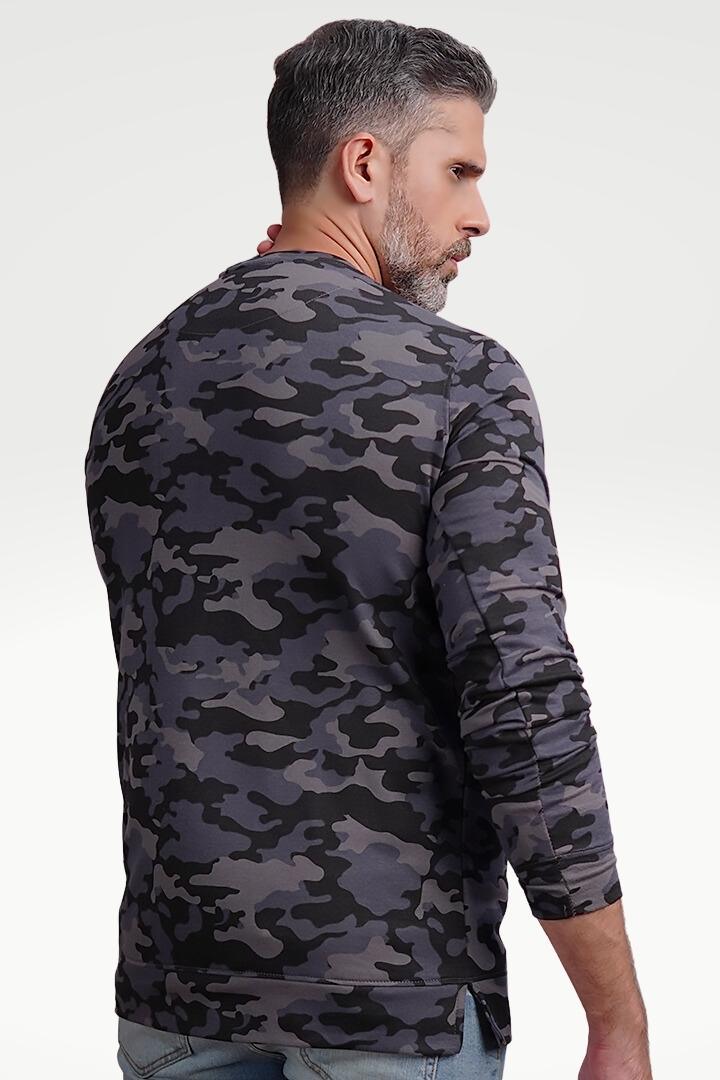 Vivid Camouflage Terry Sweatshirt - Mendeez PK 