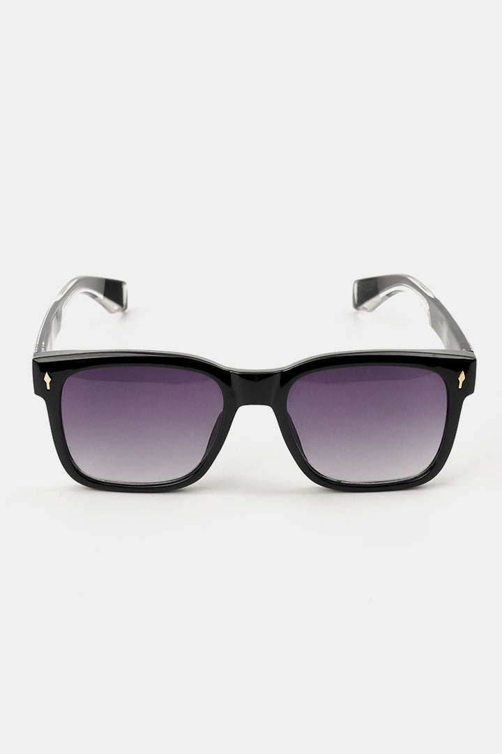 Rectangle Sunglasses - Black - Mendeez