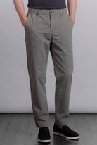 Classic Straight Pants - Grey - Mendeez