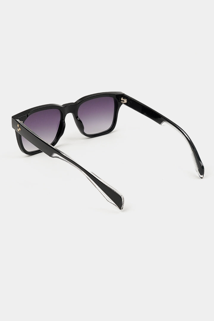 Rectangle Sunglasses - Black - Mendeez