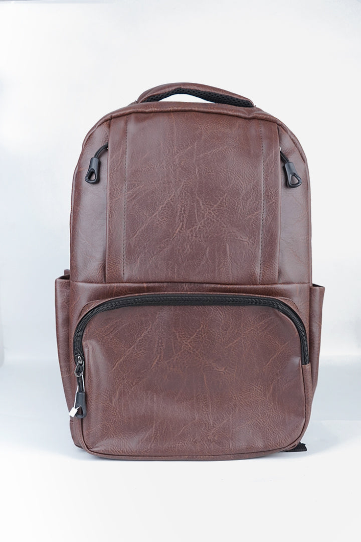 Classic Executive Leather Backpack – Vintage Brown-7-MENDEEZ