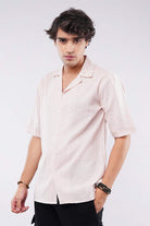 Texture Cuban Shirt - Pink - Mendeez