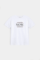 Printed Graphic T-Shirt - White - Mendeez