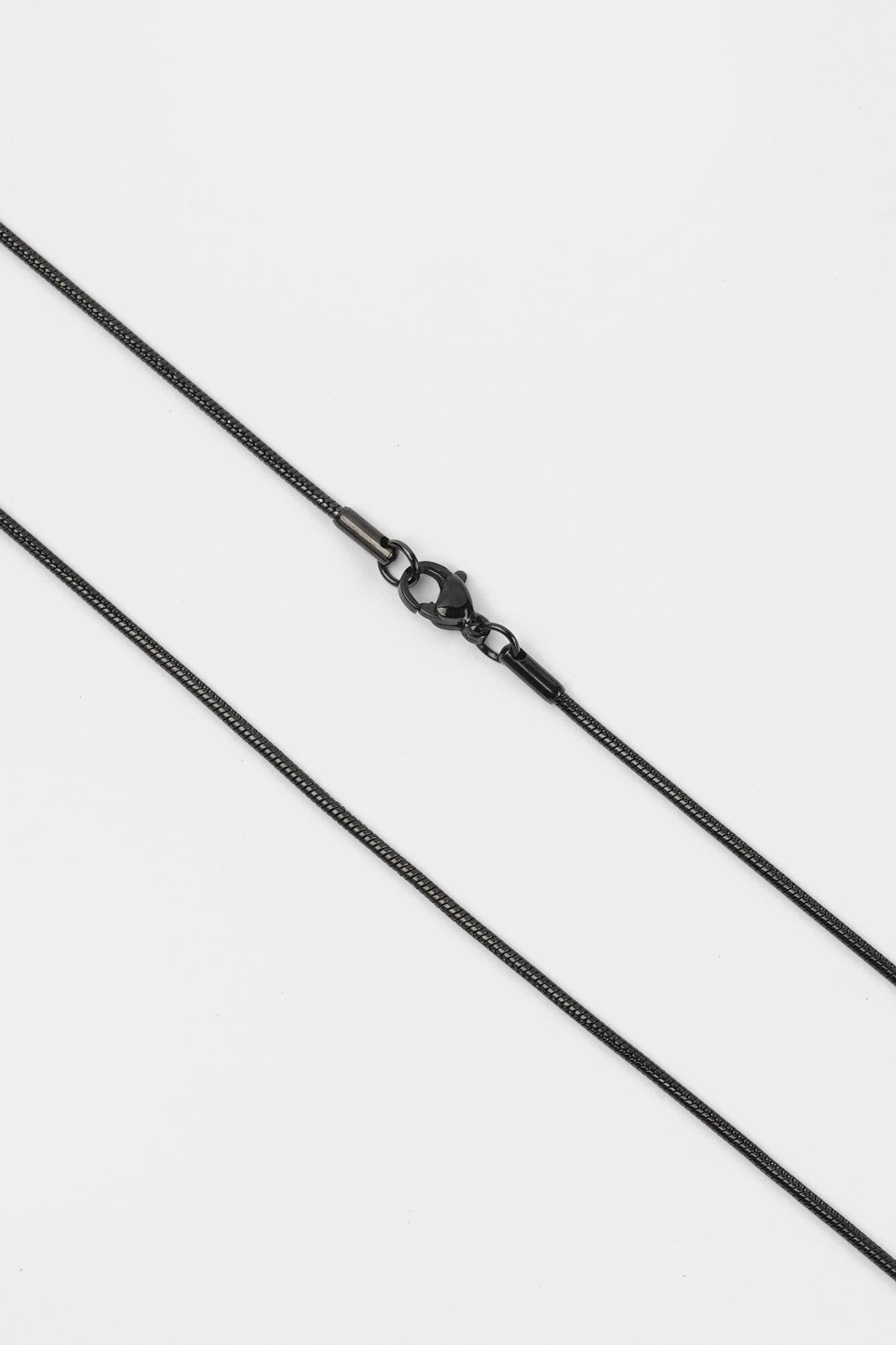 Round Snake Chain - Black - Mendeez