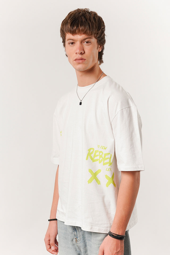 Box Fit Tee - White - Mendeez