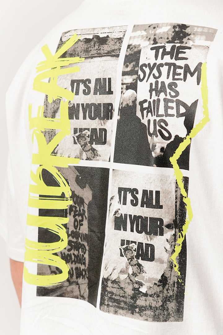 Box Fit Tee - White - Mendeez