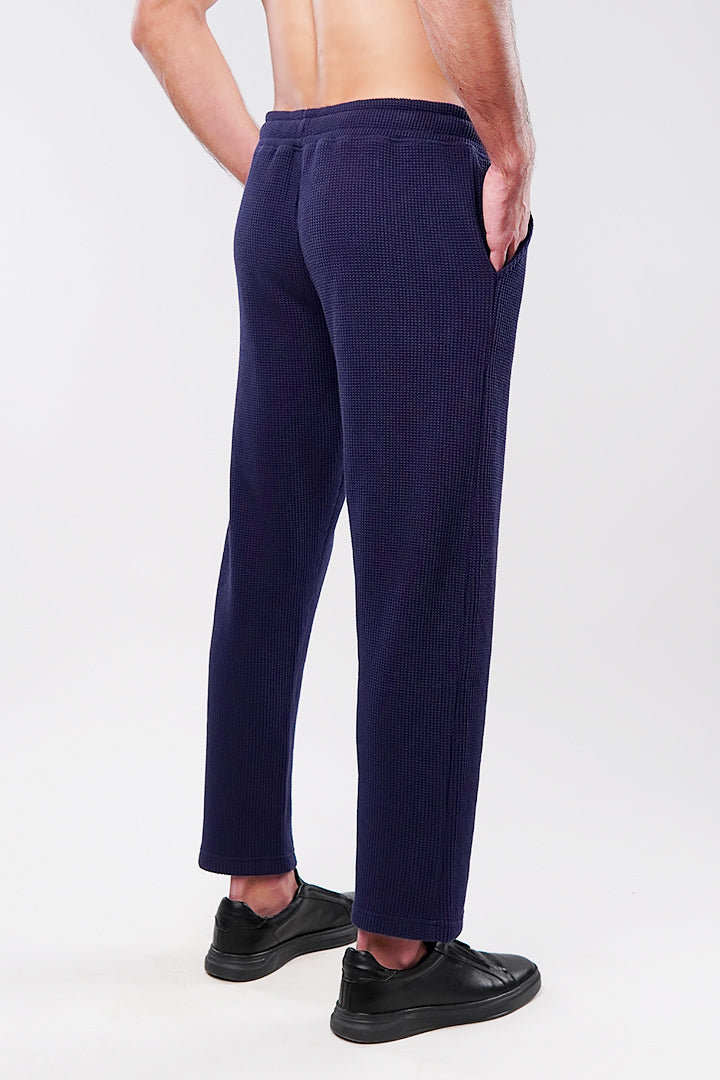Thermal Jogger Pants - Navy Blue - Mendeez