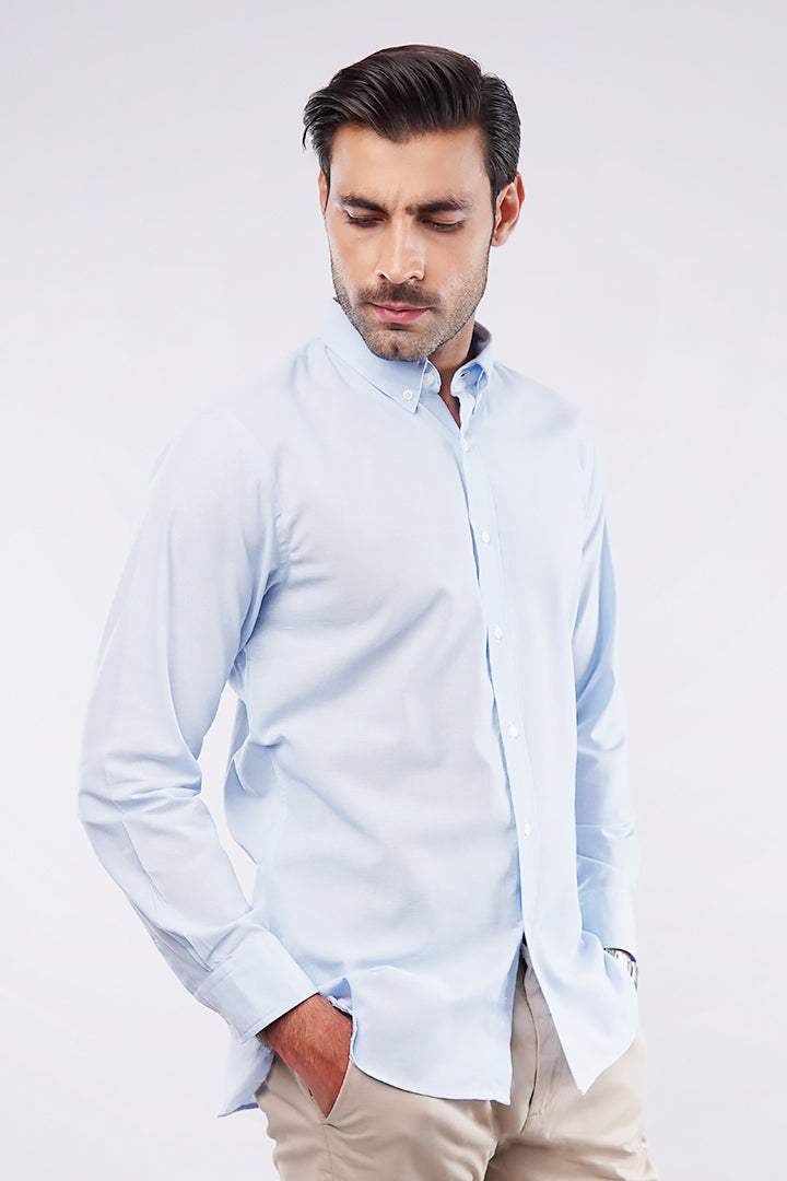 Oxford Shirt - Sky Blue - Mendeez