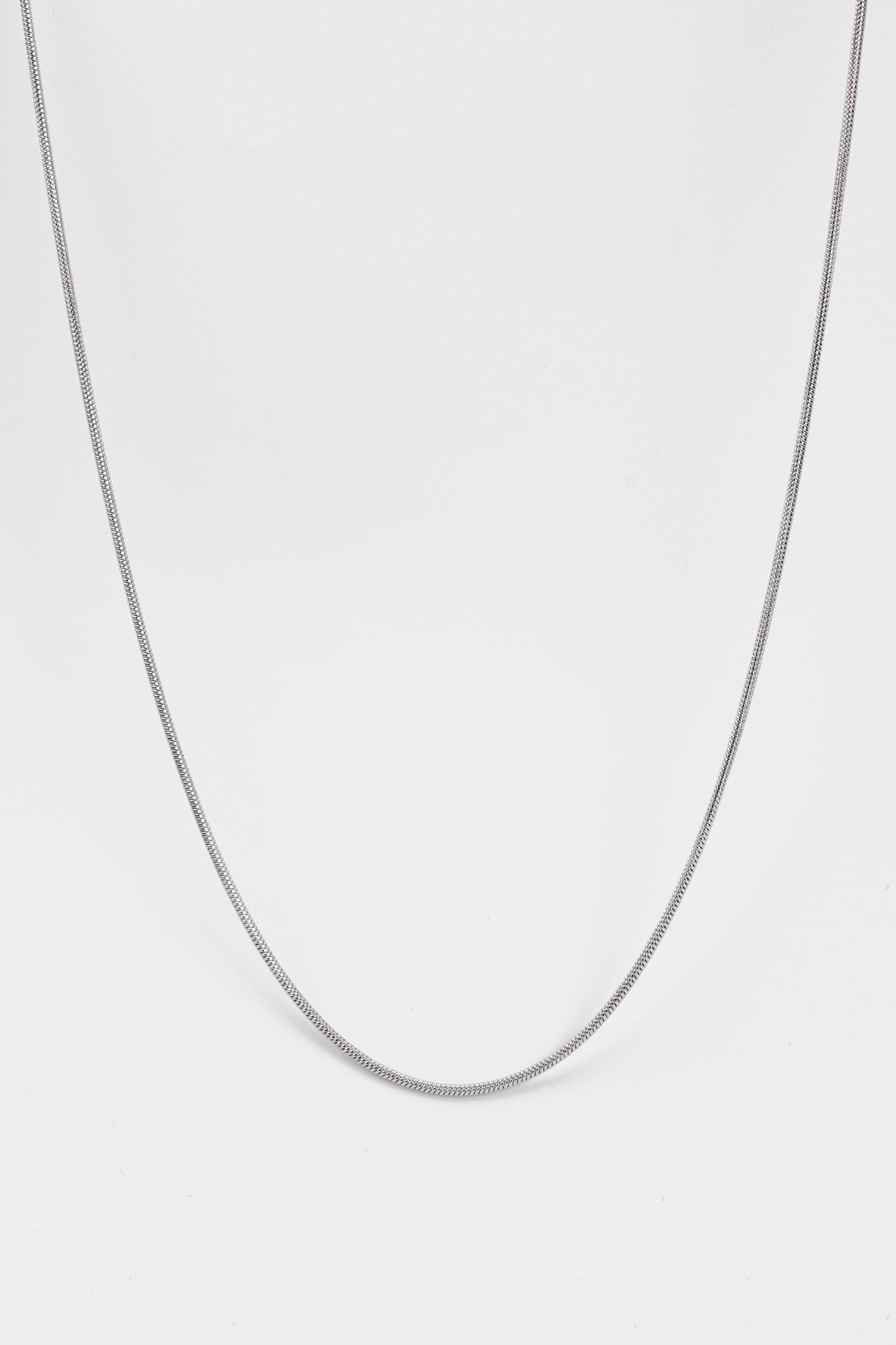 Round Snake Chain - Silver - Mendeez