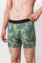 Printed All Day Boxers - Green - Mendeez