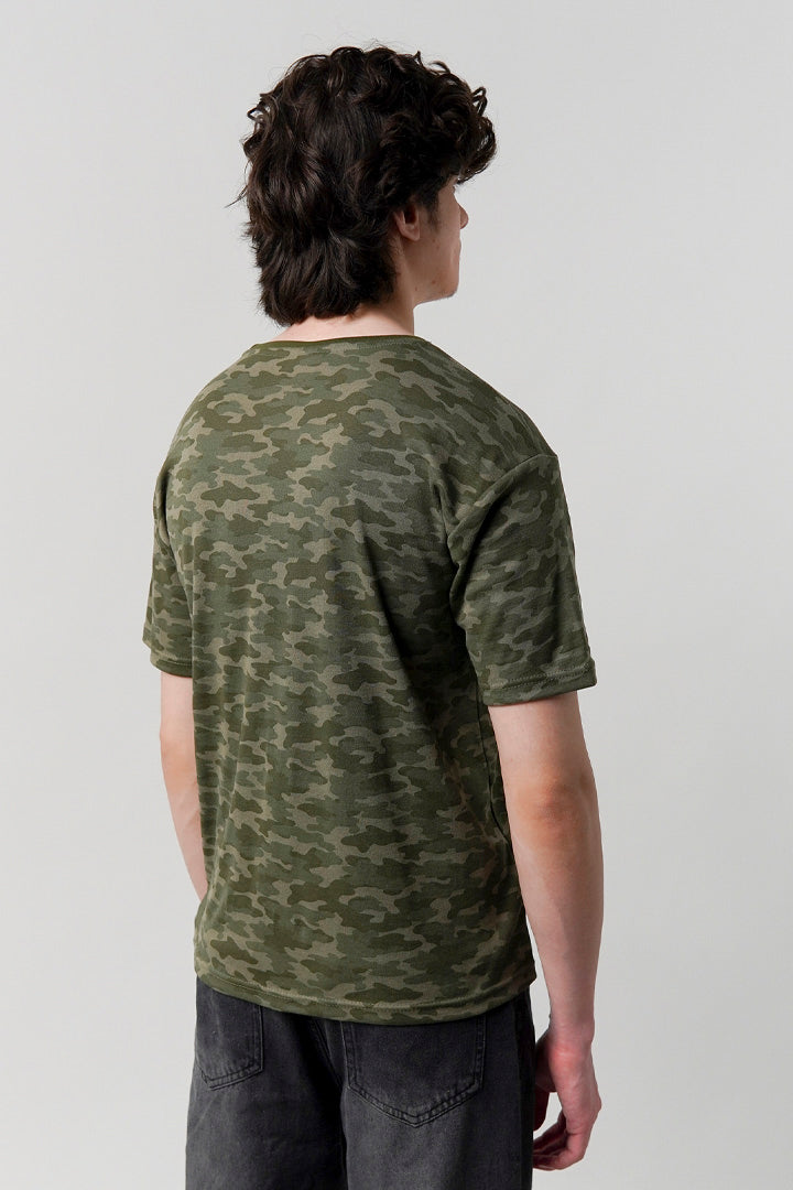 Printed T-Shirt - Camouflage - Mendeez