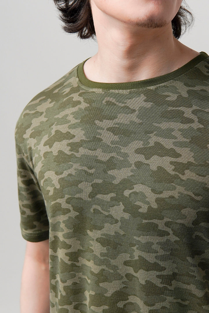 Printed T-Shirt - Camouflage - Mendeez