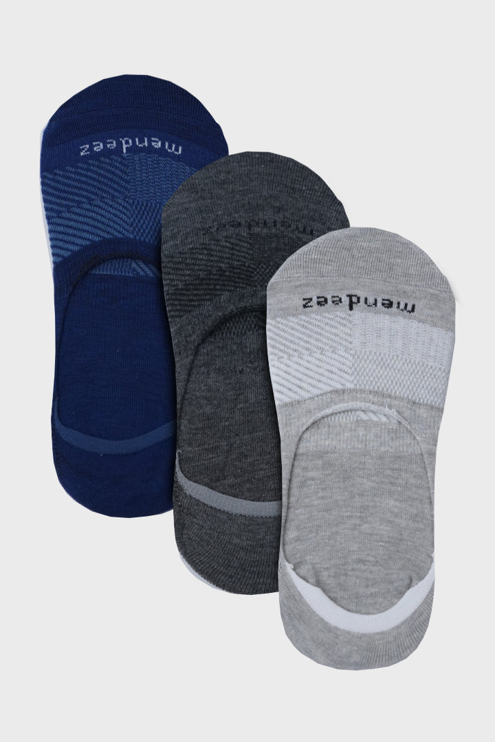 No Show Socks - Pack of 3 - Mendeez