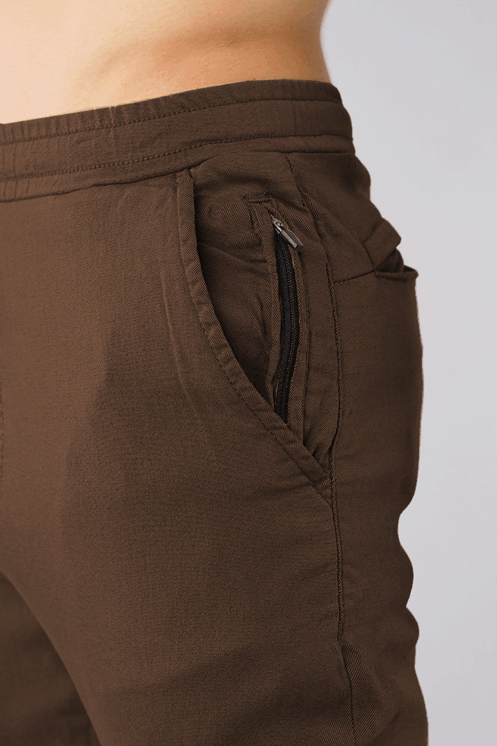 All Day Pants - Dark Brown - Mendeez