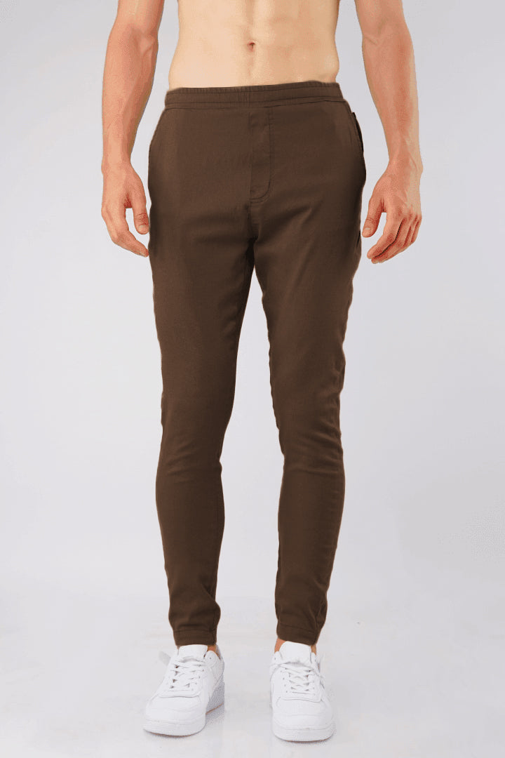 All Day Pants - Dark Brown - Mendeez