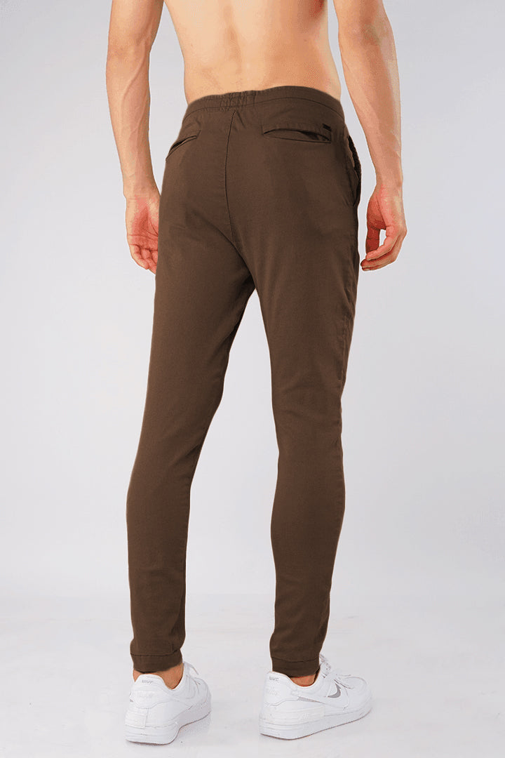 All Day Pants - Dark Brown - Mendeez