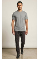 Crew Neck T-Shirt - Grey - Mendeez