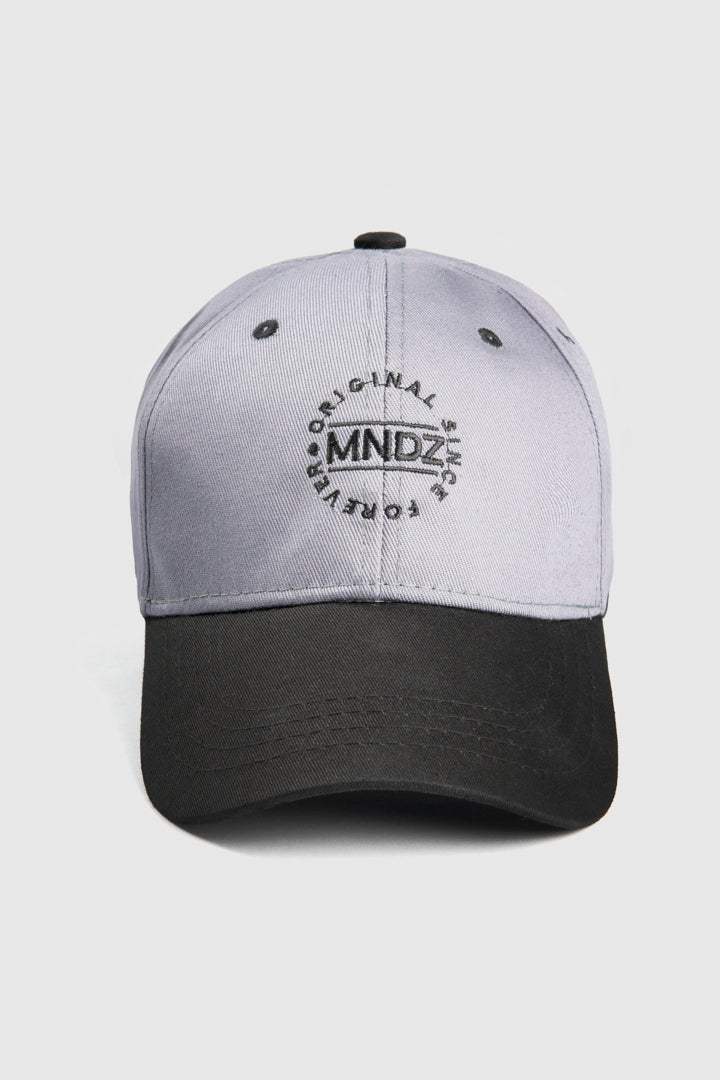 MNDZ Original Embroidered Cap - Grey & Black - Mendeez