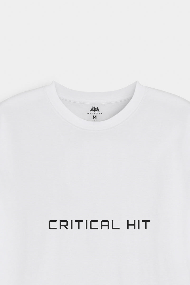 Printed Graphic Tee - White - Mendeez