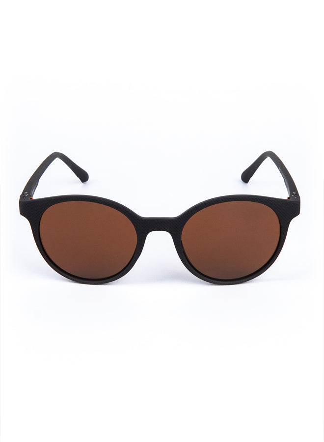 Round Sunglasses Brown - Mendeez