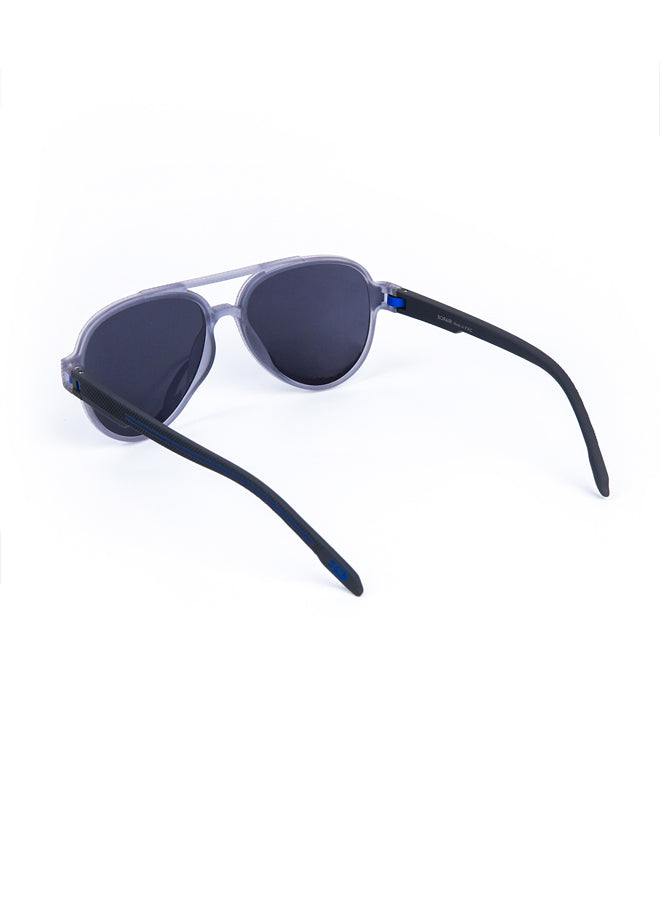 Aviator Oval Sunglasses Grey - Mendeez