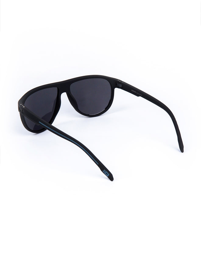 Aviator Round Sunglasses Black - Mendeez