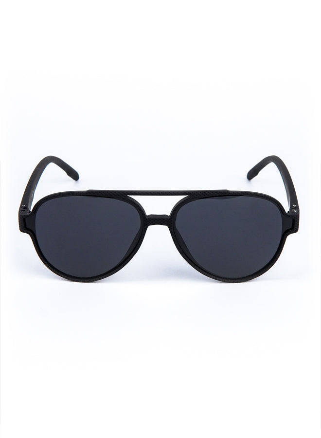 Aviator Oval Sunglasses Black - Mendeez