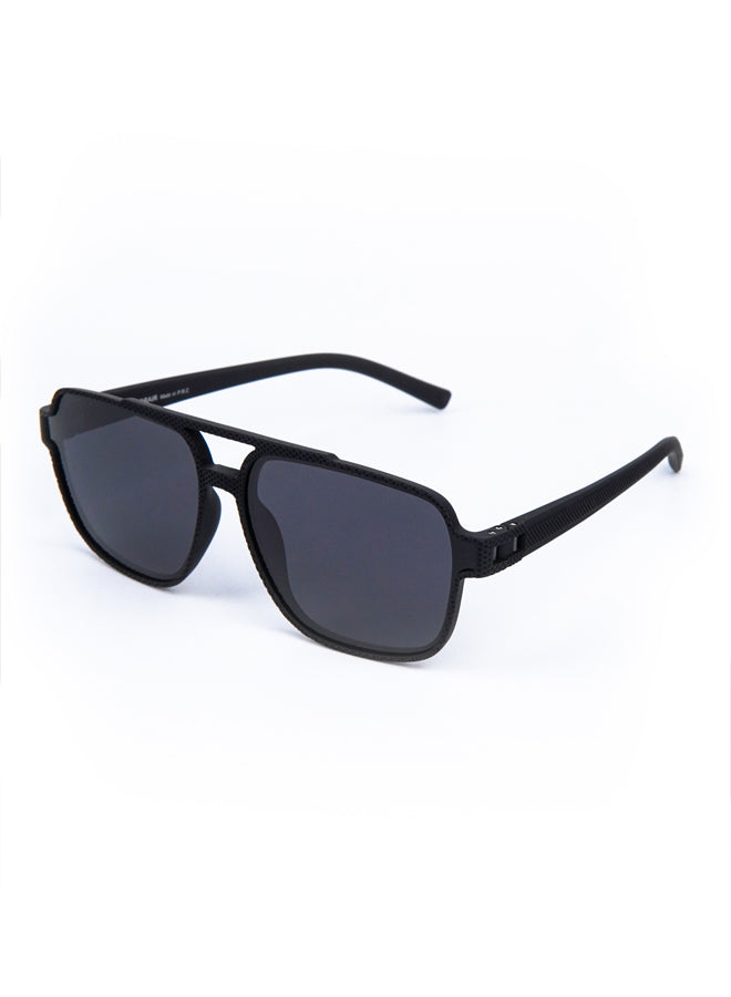 Aviator Square Sunglasses Black - Mendeez