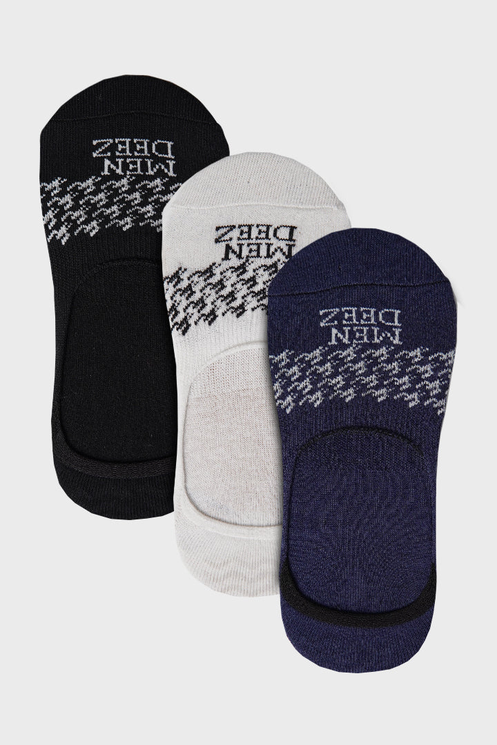Herringbone No Show Socks - Pack of 3 - Mendeez