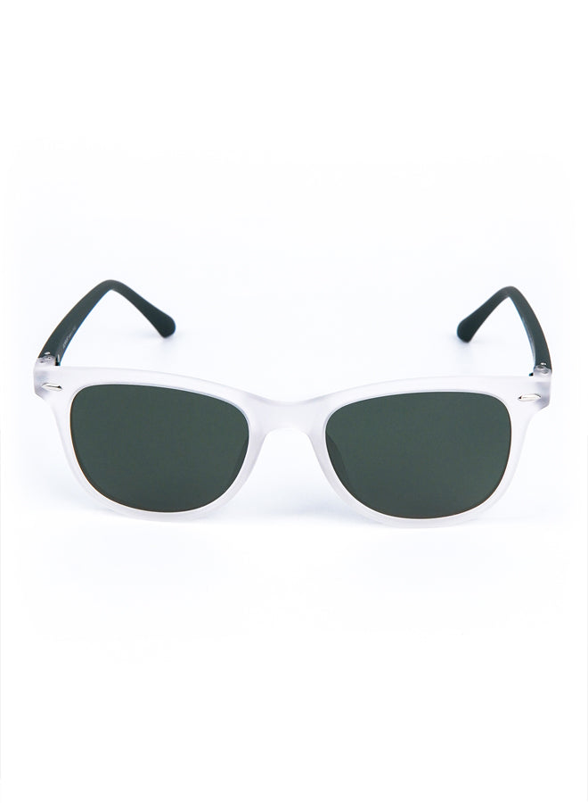 Wayfarer Square Sunglasses White - Mendeez