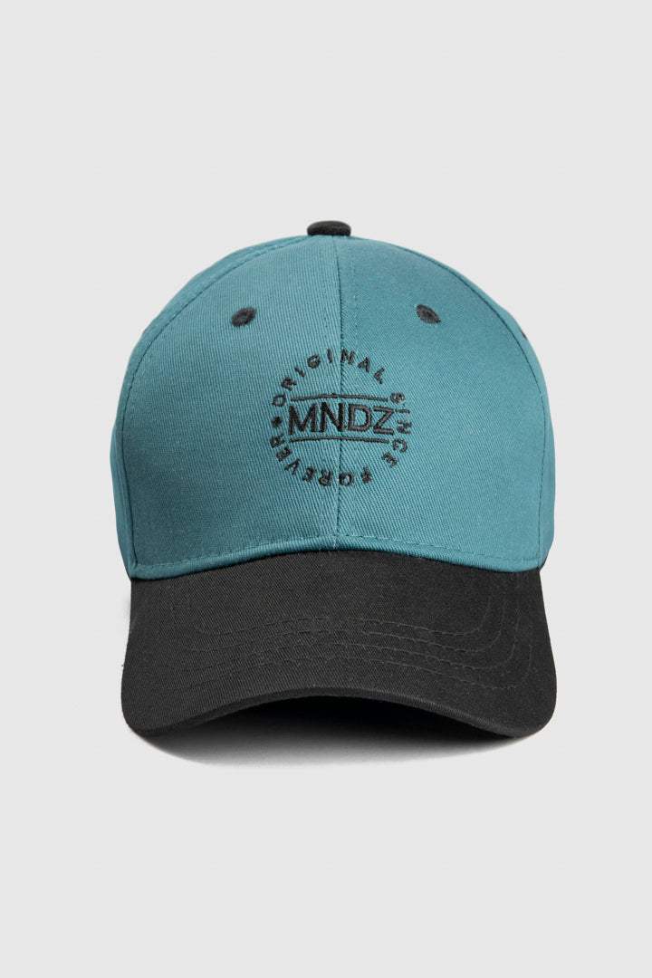 MNDZ Original Embroidered Cap - Teal & Black - Mendeez