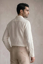 Linen Shirt - Off White - Mendeez