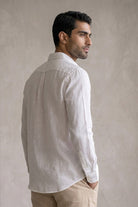 Linen Shirt - White - Mendeez